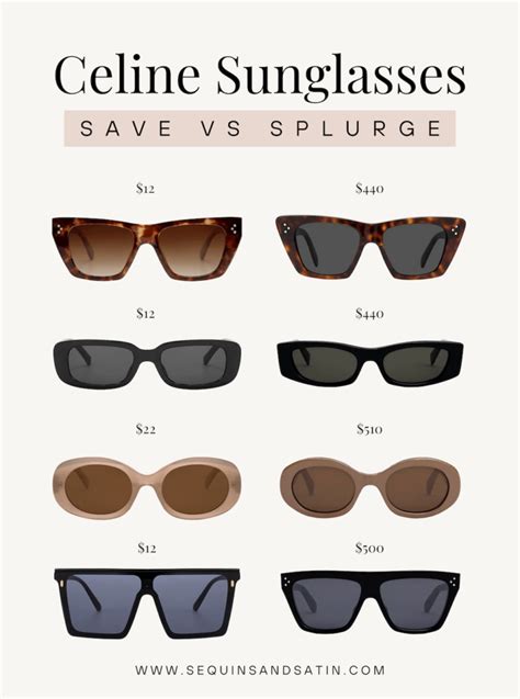 celine sunglass dupes|celine sunglasses dupe women.